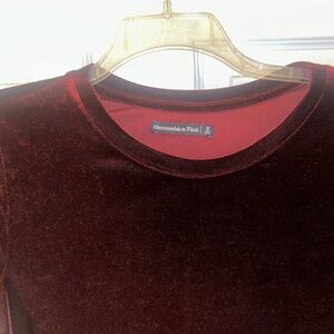 Red Velvet Top